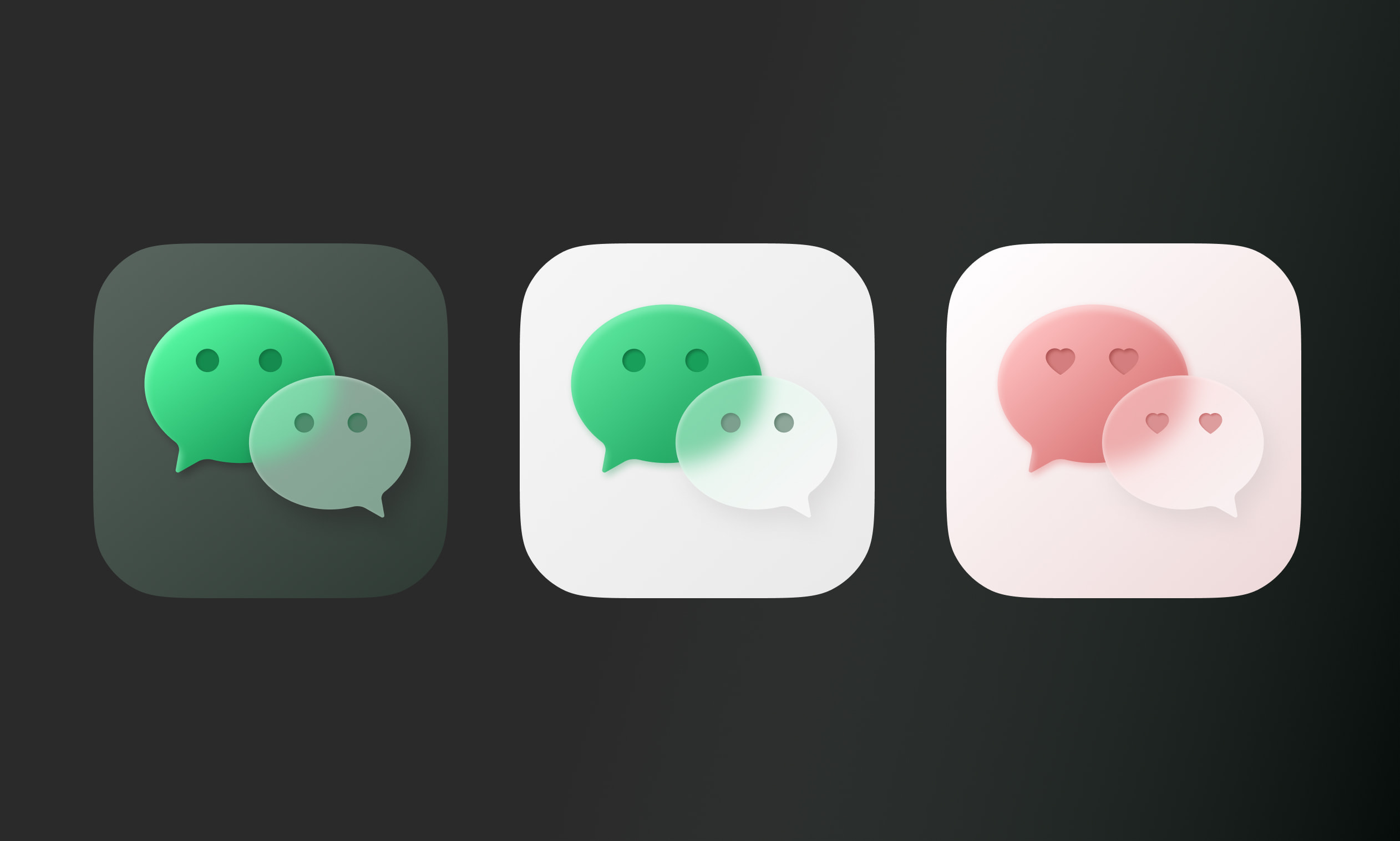 Icon-Wechat-Glass-Style
